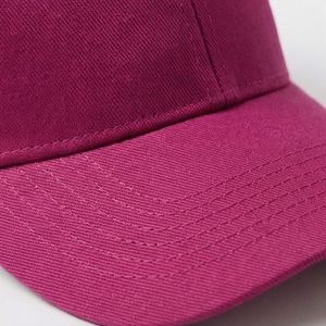 Casquette de baseball unisexe fuchsia respirante et adaptable, modèle professionnel en coton de qualité supérieure A1 - Product Image 4