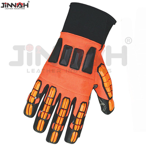 Gants de mécanicien personnalisés, robustes, de sécurité au travail, en cuir synthétique, confortables pour les mains, nouvelle arrivée - Product Image 5