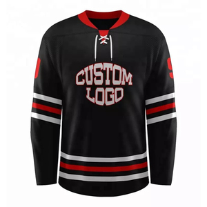 2025 Best Quality Fully Sublimated Ice Hockey Wear Customizable Sports Uniform with Player Name New Style-Wholesale - Product Image 1