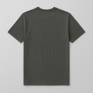 T-shirt pour homme en coton 100% brodé de qualité supérieure, 230g, couleur vert olive, confortable, décontracté, streetwear, tee-shirt doux et respirant - Product Image 3