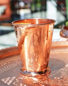 Plain Copper Glass Tumbler Manufacturer Ayurvedic Drinking Water Cup Bulk Supply Metal <b>Drinkware</b> Export - Product Image 3