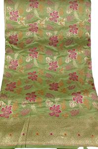 Sari en soie pure/Sari en soie tissé à la main/Sari en soie de mariée/Sari en soie de créateur/Sari en soie traditionnel/Sari en soie du sud pour mariage - Product Image 2