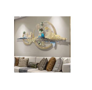 Wall Decorative Metal Art Wrought Iron Interior Bedroom and Living Room Frame Art Hanging Flower Metal <b>Christmas</b> <b>Garlands</b> & W - Product Image 5