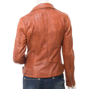 <b>Women</b> Real <b>Leather</b> Moto Biker <b>Jacket</b> <b>Vintage</b> Motorcycle Style Manufacturer <b>Women</b> Genuine Lambskin <b>Leather</b> <b>Jacket</b> Custom Logo - Product Image 2