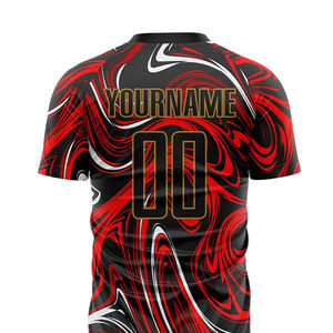 Uniforme de Fútbol Estampado de Manga Corta Unisex, Conjunto de Camiseta y Pantalones Cortos de Fútbol de Alta Calidad, Transpirable, Nueva Llegada, Gran Venta - Product Image 5