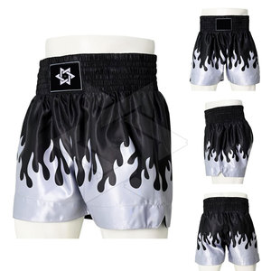 Athletic Fight Boxing <b>Trunks</b> <b>Men</b> Lightweight Breathable Quick Dry Training Shorts Flexible Waist Performance Sportswear - Product Image 5