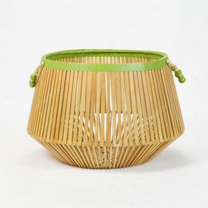 BAMBOO JOINERY COLLECTIVE Cesta de Bambú para Almacenamiento, Bandeja de Bambú para Organización del Hogar - Product Image 2
