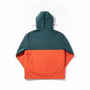 Custom Logo Men's Windbreaker <b>Jacket</b> <b>Waterproof</b> Lightweight Outdoor Hooded Sports Coat Color Block Streetwear Wholesale Active - Product Image 3