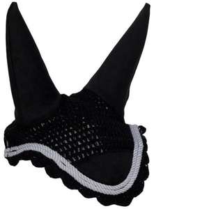 Vente Flash : Voile anti-mouches extra large pour chevaux avec boutons pour tresses, en polyester, logo et design personnalisés - Product Image 4