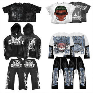 Camiseta estampada DTF DTG con logo personalizado, de algodón oversize, estilo streetwear, impresión bajo demanda, marca privada, OEM, ODM, venta al por mayor - Product Image 4