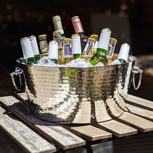 Bac à Boissons en Acier Inoxydable Grande Capacité pour Événements, Bars, Hôtels, Fêtes - Conteneur de Service de Boissons en Gros - Product Image 4