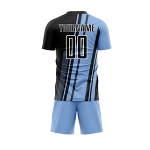 Conjunto de Uniforme de Fútbol Sublimado a Todo Color |   Malla duradera de secado rápido |   Corto |   Logotipo Personalizado para Equipos |   Número de Equipo - Product Image 3