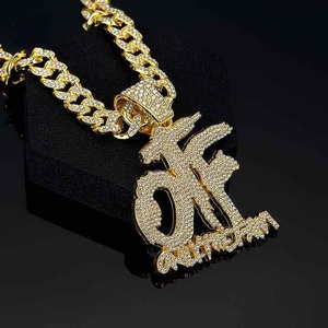 Trendy Moissanite Hip Hop Sterling <b>Silver</b> Natural Diamond Luxury Pendant Necklace for Unisex Fashion Jewelry - Product Image 2