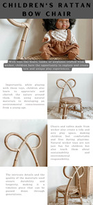 Raqueta de tenis de ratán tejida para niños, juguete deportivo ligero y seguro para niños, modelo de raqueta de tenis. - Product Image 4