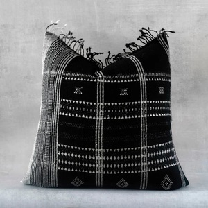 Housse de coussin en kilim de laine tissée à la main, style bohème tribal, 18x18, taie d'oreiller décorative, housse de coussin en kilim turc vintage, faite à la main en laine - Product Image 2