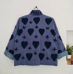 Boho Suzani <b>Velvet</b> Short <b>Jacket</b> Handmade <b>Velvet</b> Vintage Suzani With Pocket Winter Short <b>Jacket</b> Bomber Floral <b>Jacket</b> For <b>Womens</b> - Product Image 3