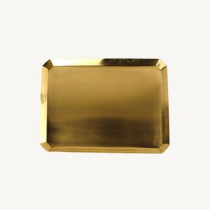 Bandeja de Servicio de Latón para Exportación, Plato Decorativo de Metal Premium para Hoteles Internacionales, Restaurantes, Empresas de Catering, Bodas y Eventos - Product Image 1