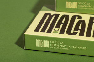High Quality Bittersweet Chocolate Truffles with Macadamia 80g Brown Solid <b>Bar</b> Macaroir - Product Image 4
