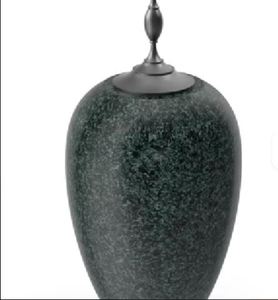 Handmade Brass Ash Urn Keepsake Cremation Jar Oval Metal <b>Memorial</b> <b>Vase</b> with Lid for Home Display - Product Image 3