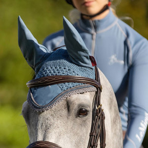 2026 Elite Performance Horse Fly Veil Noise Reduction Ear <b>Bonnet</b> Custom Fit Equestrian Show Riding Accessory - Product Image 1