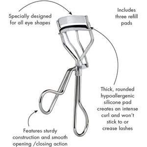 Rizador de Pestañas de Alta Calidad con Punta Puntiaguda, Herramienta de Belleza con Acabado Espejo, Rizador de Pestañas Elegante Hecho de Acero Inoxidable - Product Image 6