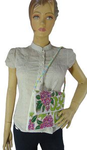 Pochette de soirée Lowellcraft brodée pour mariage, sac enveloppe pour femme, motif géométrique en satin perlé fantaisie, de Delhi - Product Image 5