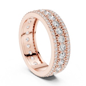 Bague Intelligente en Or Massif 14K avec Diamant de Laboratoire Taille Ronde, Certifié IGI, pour Mariage et Fiançailles – Très Demandée et Personnalisable - Product Image 2