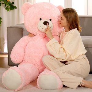 MorisMos Ours en peluche géant 130 cm, ours rose XXL pour petite amie - Product Image 2
