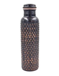 Bouteille d'eau en cuivre pour commande en gros, finition haute brillance, personnalisable, pour l'approvisionnement mondial - Product Image 4