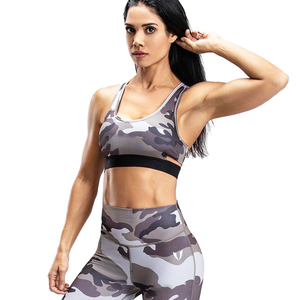 Wholesale <b>Low</b> Cut Criss Cross <b>Back</b> Sports Bra Removable Pads Seamless Workout <b>Top</b> - Product Image 1