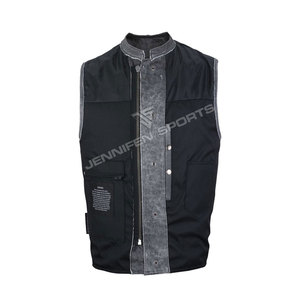 Chaleco de Alta Calidad para Hombre, Talla Grande, Diseño Único, de Cuero, Sin Mangas, con Calefacción para Invierno, para Motocicleta, con Bolsillos Delanteros - Product Image 4