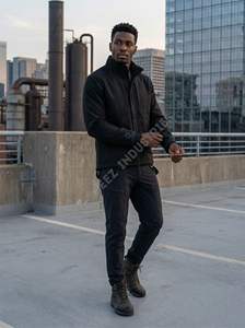 เสื้อแจ็คเก็ตหนังกลับกันน้ำพิมพ์ลายเรียบสำหรับนักล่าสัตว์มืออาชีพและกีฬากลางแจ้ง พร้อมโลโก้สั่งทำพิเศษ - Product Image 2