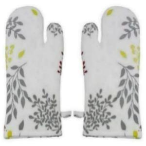 Gants de four classiques imprimés en coton épais et doux, lavables au lave-vaisselle, résistants à la chaleur, doublure 100 % coton, écologiques - Product Image 4