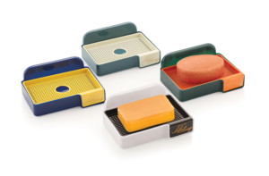 Porte-savon en plastique durable avec grille antidérapante, design moderne pour évier - Product Image 5