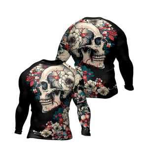 Customized Women's Beach Rash Guard with Long Sleeves Breathable Spandex <b>Surfing</b> Swimming Sportswear OEM Digital <b>Printed</b> for Men - Product Image 6