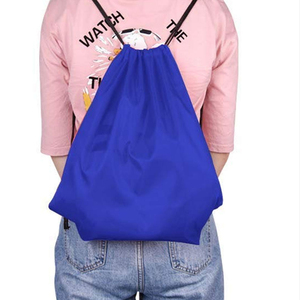 Hot Selling Customized <b>Small</b> <b>Drawstring</b> Gym <b>Bag</b> Sport Eco Friendly Polyester/Nylon Lining Soft Cotton Lightweight Water - Product Image 3