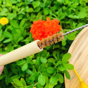 <b>Plastic</b> Free Bamboo <b>Straws</b> Reusable Biodegradable Natural <b>Drinking</b> <b>Straw</b> for Eco Stores Cafes Hotels and Gifts Eco Brand - Product Image 5