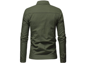 Chaqueta Vaquera de Invierno para Hombre, Estilo Moderno, Ajustada, con Recubrimiento, Hecha a Medida, Ecológica, Transpirable y de Secado Rápido - Product Image 2