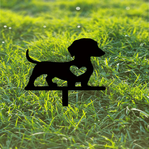 Plaque commémorative personnalisée pour animaux de compagnie CIFbuy – Marqueur de sépulture extérieur personnalisé, plaque décorative d'hommage pour jardin et cour, pour la commémoration des animaux perdus - Product Image 1