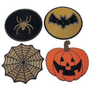 Posavasos de Cristal con Cuentas, Modernos y Festivos, Resistentes a los Arañazos, para Ocasiones Especiales y Decoraciones de Halloween - Product Image 3