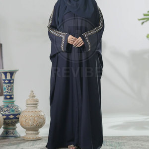 Kaftan Abaya ouvert sur le devant, style moderne et modeste, pour un look tendance - Product Image 3