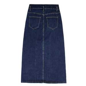 Women Casual High Waist <b>Denim</b> Mermaid Long <b>Skirt</b> Back Slit <b>Maxi</b> <b>Skirt</b> <b>Plus</b> <b>Size</b> Anti-Wrinkle Summer - Product Image 5