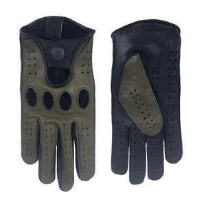 Gants de conduite en cuir unisexes de qualité supérieure, confortables, personnalisables en couleur, logo, taille et design, gants de conduite en cuir classiques - Product Image 2