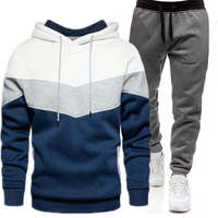 Conjunto Deportivo para Hombre con Bloques de Color en Contraste, para Gimnasio, Entrenamiento, Ropa Deportiva y Pantalones Deportivos, con Logotipo Personalizado, al por Mayor