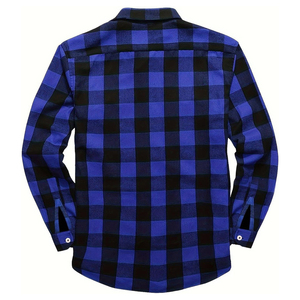 Chemises en flanelle à manches longues, exportateur, fournisseur en gros, fabricant de chemises en flanelle, usine OEM ODM, chemise à carreaux sous marque privée - Product Image 3