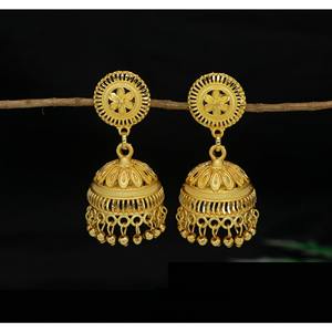 En gros Vintage Boho Inde Ethnique Jhumka Dangle Boucles D'oreilles Antique Oiseau Forme Gland Femme Boucles D'oreilles Bijoux - Product Image 6