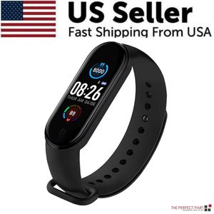 Bracciale braccialetto di frequenza cardiaca e pressione sanguigna M4 Smart Watch Band Fitness Tracker - Product Image 1