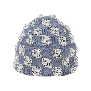 Latest <b>Winter</b> Warm and Breathable Knitted Beanies <b>Hat</b> Designer Jacquard Embroidery Custom Logo <b>Hat</b> Unisex Adult Luxury Beanie - Product Image 2
