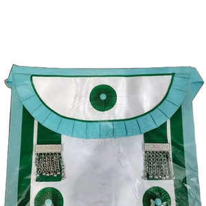 Tablier maçonnique brodé à la main en peau de mouton personnalisé pour maître maçon, vente en gros - Product Image 2