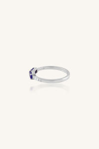 Anillo de Esmeralda y Diamantes en Plata de Ley 92.5 KLSR-11795 - Product Image 6
